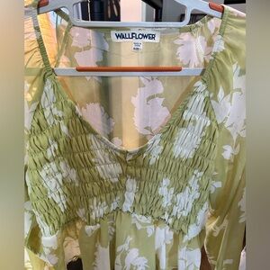 Wallflower Yellow Floral Top